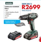 Metabo Cordless Hammer Drill