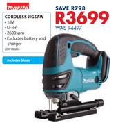 Makita Cordless Jigsaw DJV180ZK