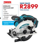 Makita Cordless Circular Saw DSS610ZK