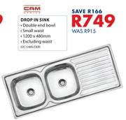 Cam Drop In Sink