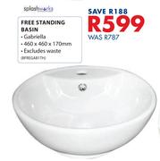 Splash Works Free Standing Basin