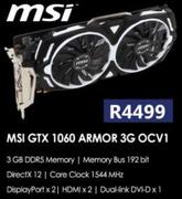 MSI GTX 1060 Armor 3G Ocv1
