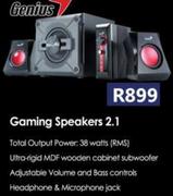Genius Gaming Speakers 2.1