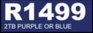 Transcend StoreJet 2.5 USB 3.0 25H3P Seiries 2TB Purple Or Blue