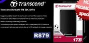 Transcend StoreJet 1TB 25A3 Drive