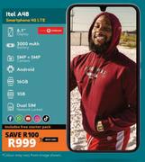Itel A48 Smartphone 4G LTE