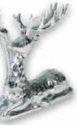 Acrylic Sitting Reindeer Decorations-18cm