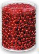Red Beaded Garland-Per Pack