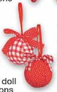 Check/Polka-Dot Baubles-Each