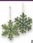 Snowflake Christmas Tree Decorrations