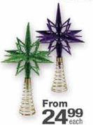 Christmas Treetop Stars,Assorted-Small