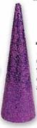 Glitter Tabletop Cone Assorted-Each