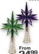 Christmas Treetop Stars,Assorted-Small