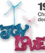 Christmas Wish Tree Decorations-Each    