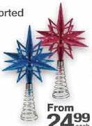 Christmas Treetop Stars Assorted-Small
