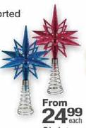 Christmas Treetop Stars Assorted-Large