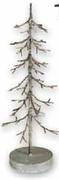 Tabletop Pewter Twig Christmas Tree