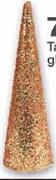 Tabletop Glitter Cone-Each