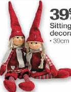 Sitting Doll Decorations-39cm-Each