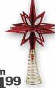 Christmas Treetop Large Stars Assorted-Each