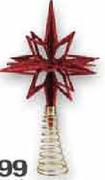 Christmas Treetop Stars Assorted-Each