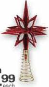 Christmas Treetop Stars Assorted-Large