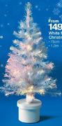 White Fibre-Optic Christmas Tree-75cm