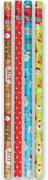 3 Rolls Foil & Paper Gift Wrap