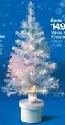 White Fibre-Optic Christmas Tree-75cm
