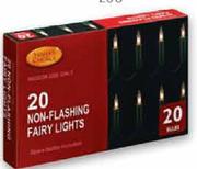 Santa's Choice Fairy Non-Flashing Lights-20's