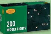 Santa's Choice Midget Lights-120's