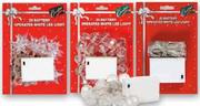 Battery-Operated White LED Lights Stars/Balls-20's