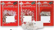 Battery-Operated White LED Lights-40's