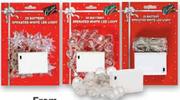 Battery-Operated White Led Lights-20's