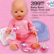 Baby Born Magic Potty Doll Set