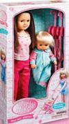 Wispy Walker Baby Doll & Sister Doll With Stroller-85cm & 40cm Pack 