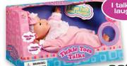 Tickle Toes Talks Talking Baby Doll-35cm Each