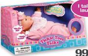 Tickle Toes Talks Talking Baby Doll-35cm
