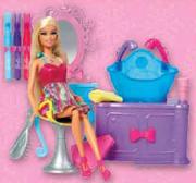 Barbie Hair Colour & Wash Doll Set
