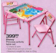 Disney Princess Activity Table Set-per set 