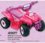 Disney Princess Battery Operated Mini Quad Bike