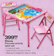 Disney Princess Activity Table Set