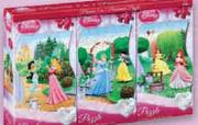 Disney Princess 3-In-1 Panoramic Puzzle Set-24-Piece/48-Piece/63-Piece
