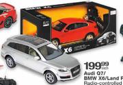 Audi Q7/BMW X6/Land Rover Radio-Controlled Car-Each