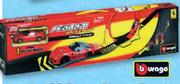 Burago Die Cast Ferrari Race & Play Track Set