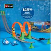 Burago Street Fire Challenge Series Twin Loop Play Set