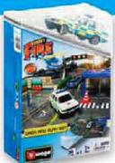 Burago Street Fire Open And Play Set