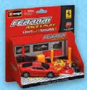 Burago Ferrari Race & Play Set