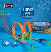 Burago Street Fire Challenge Series Twin Loop Play Set