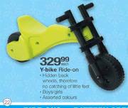 Y-Bike Ride-On